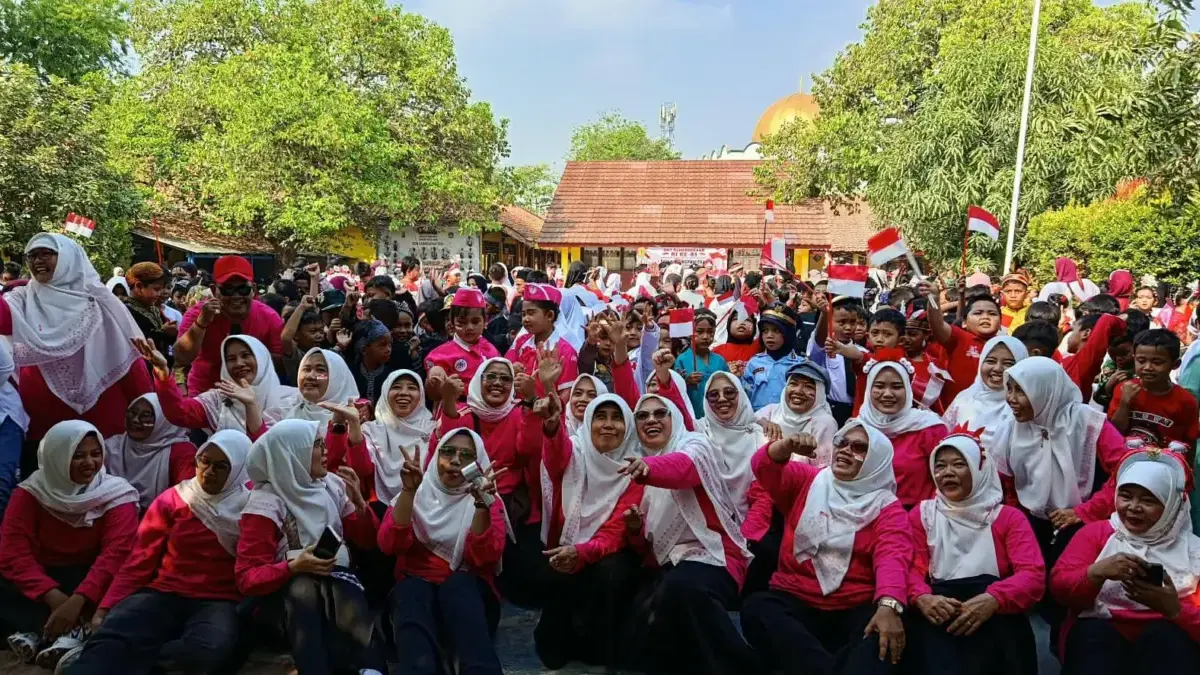 Tumbuhkan Jiwa Nasionalisme Siswa, SDN Karangpawitan I Gelar Perayaan HUT ke-81 Kemerdekaan Indonesia Momen perayaan HUT ke-81 Kemerdekaan RI
