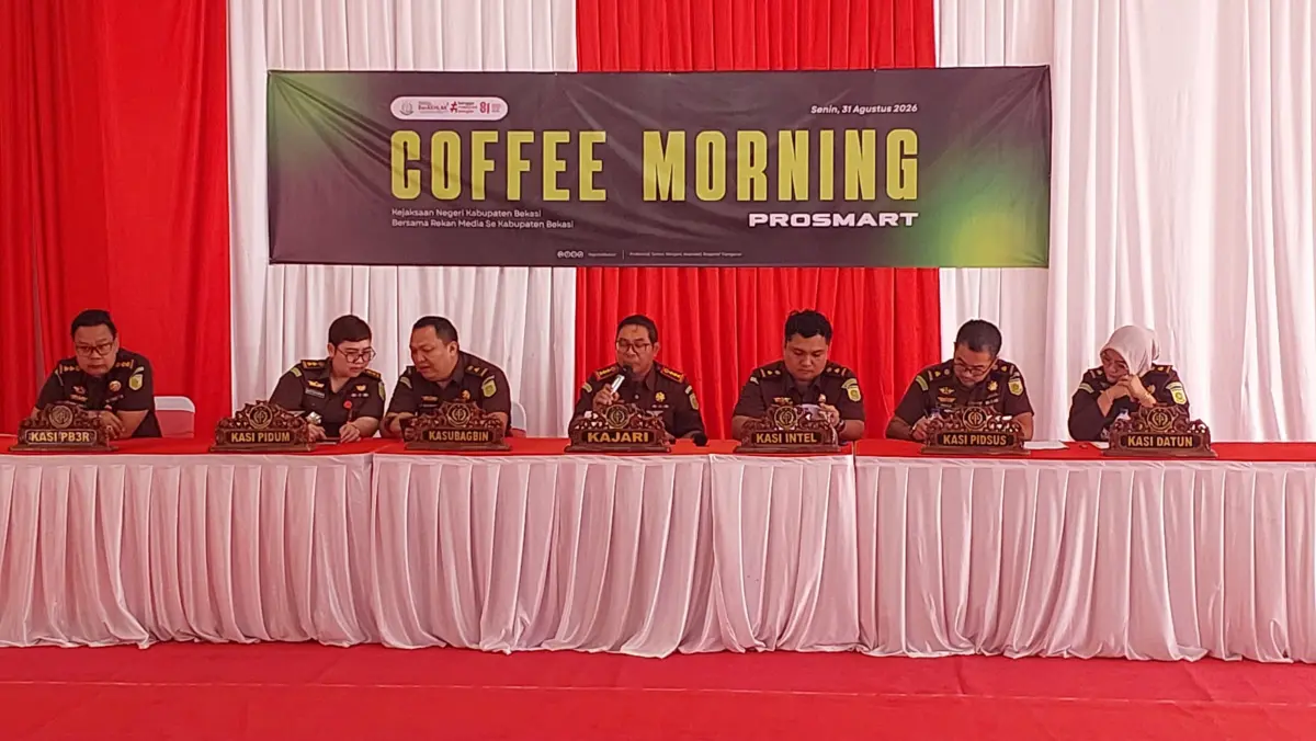 Kejari Bekasi Sampaikan Capaian Kinerja.
