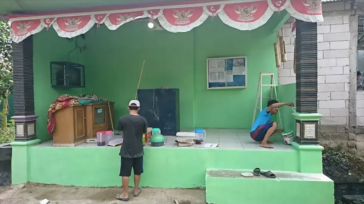 Pos ronda atau poskamling menjadi salah satu fasilitas warga untuk menjaga keamanan lingkungan