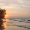 Pantai Sedari di Kecamatan Cibuaya, Karawang,