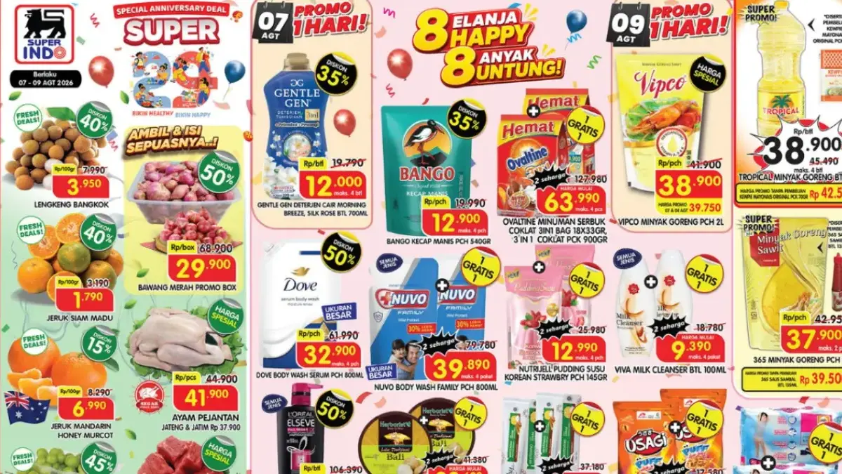 Promo Superindo Terbaru Hari ini