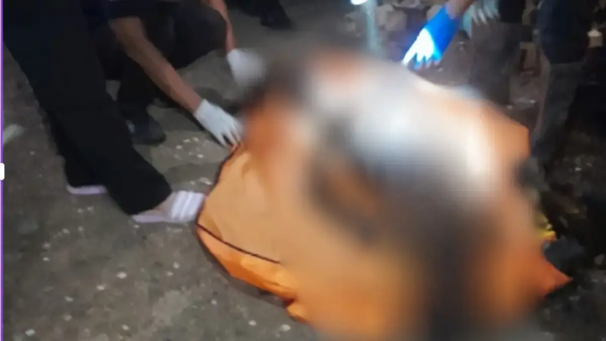 Jasad hangus terbakar ditemukan