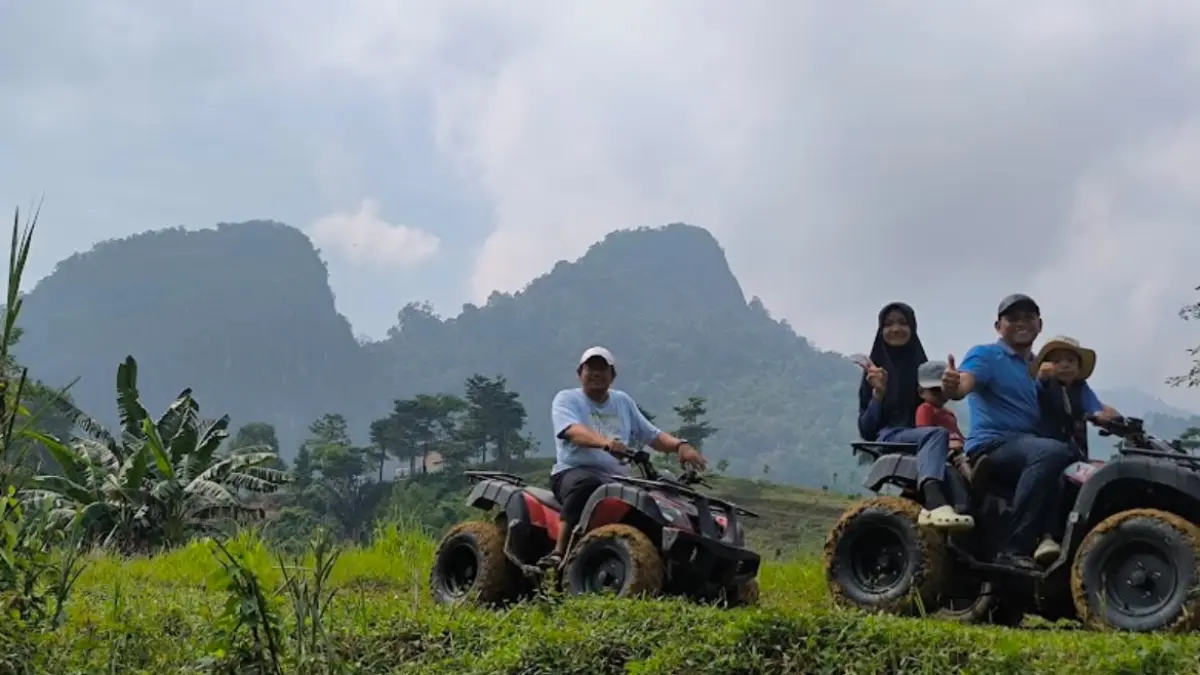 MR Adventure atau Desa Wisata Magnet Rezeki hadir di kawasan perbukitan Desa Antajaya, Kecamatan Cariu