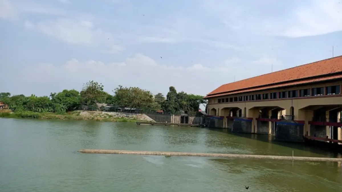 Bendungan Walahar di Kecamatan Klari, Kabupaten Karawang