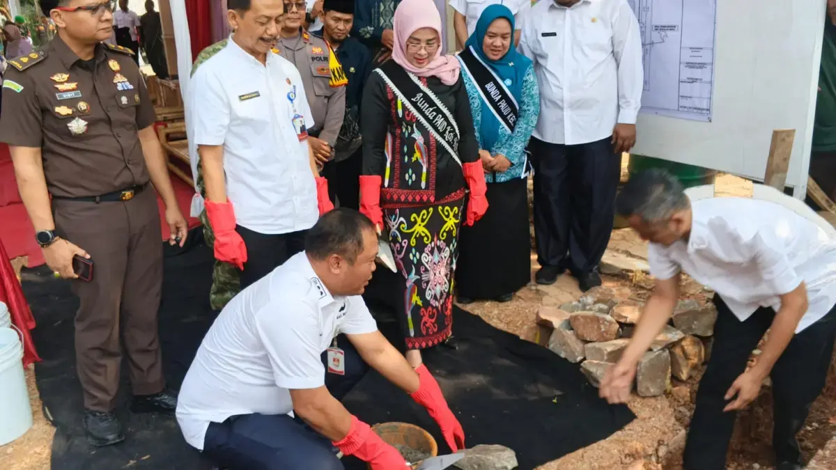 Peletakan batu pertama TK Negeri di Kecamatan Kotabaru