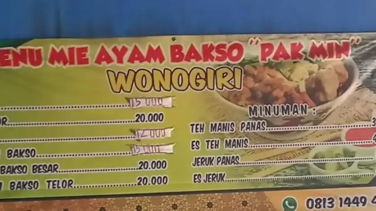 Orang Wonogiri Jualan Mie Ayam