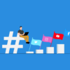 Ilustrasi pelaku UMKM mengelola kampanye Instagram Ads melalui laptop.
