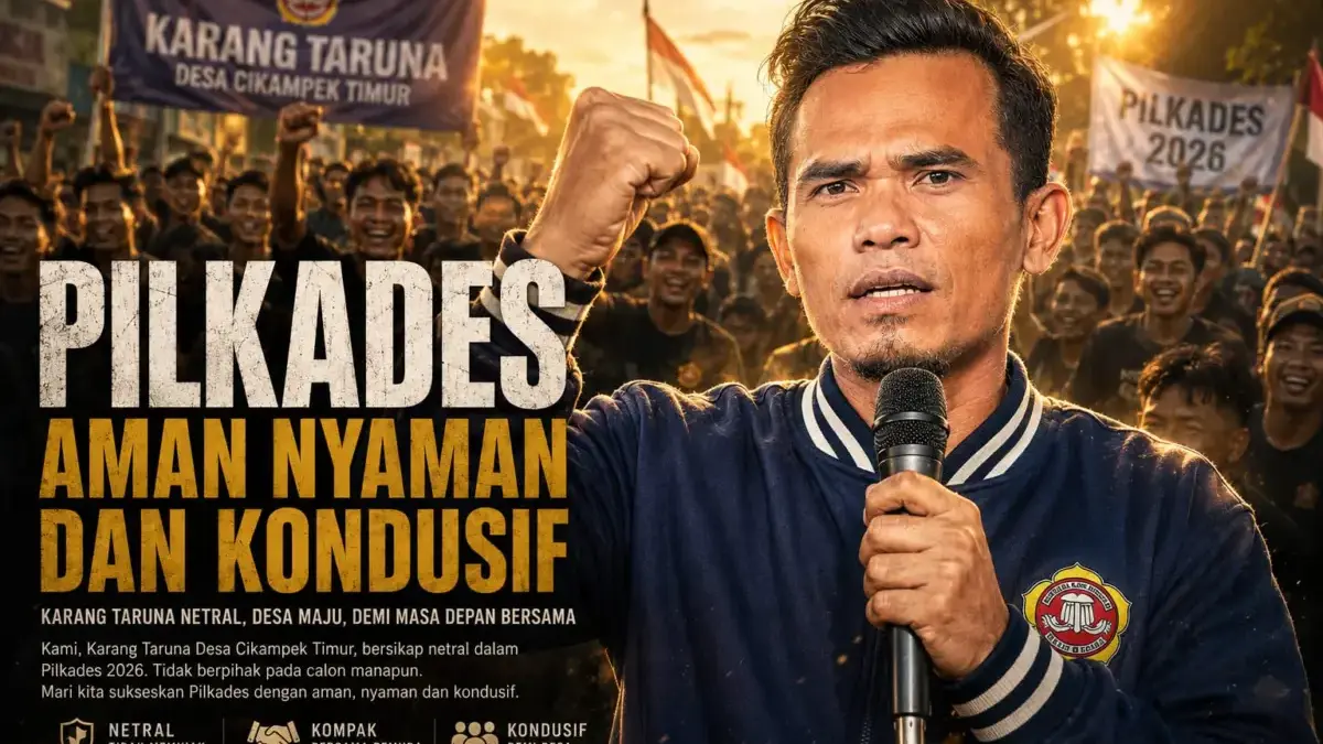 Ketua Karang Taruna Cikampek Timur Tegaskan Netralitas Jelang Pilkades 2026, Tak Berpihak pada Calon Mana Pun Netralitas Jelang Pilkades 2026