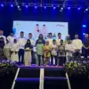 peringatan Hari Jadi Karawang yang ke-393 di lapangan Karangpawitan.