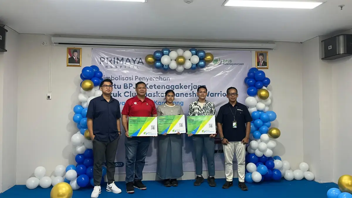 BPJS Ketenagakerjaan dan RS Primaya Beri Perlindungan Penuh bagi Atlet Ganesha Warriors.