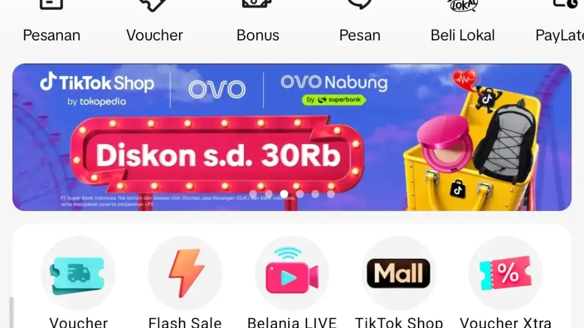 Ilustrasi pengguna memanfaatkan voucher dan promo TikTok Shop.