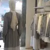 Sejumlah toko pakaian di Tambun Selatan menawarkan busana.