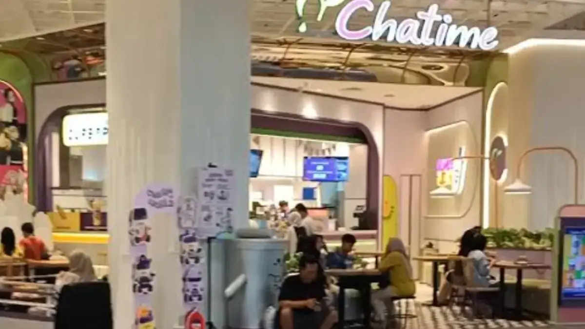 Minuman Bubble Tea, Milk Tea Favorit & Variasi Topping Melimpah! Cobain Chatime di Living World Grand Wisata