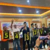 Lima calon yang akan bertarung memperebutkan kursi orang nomor satu di Desa Karangasih