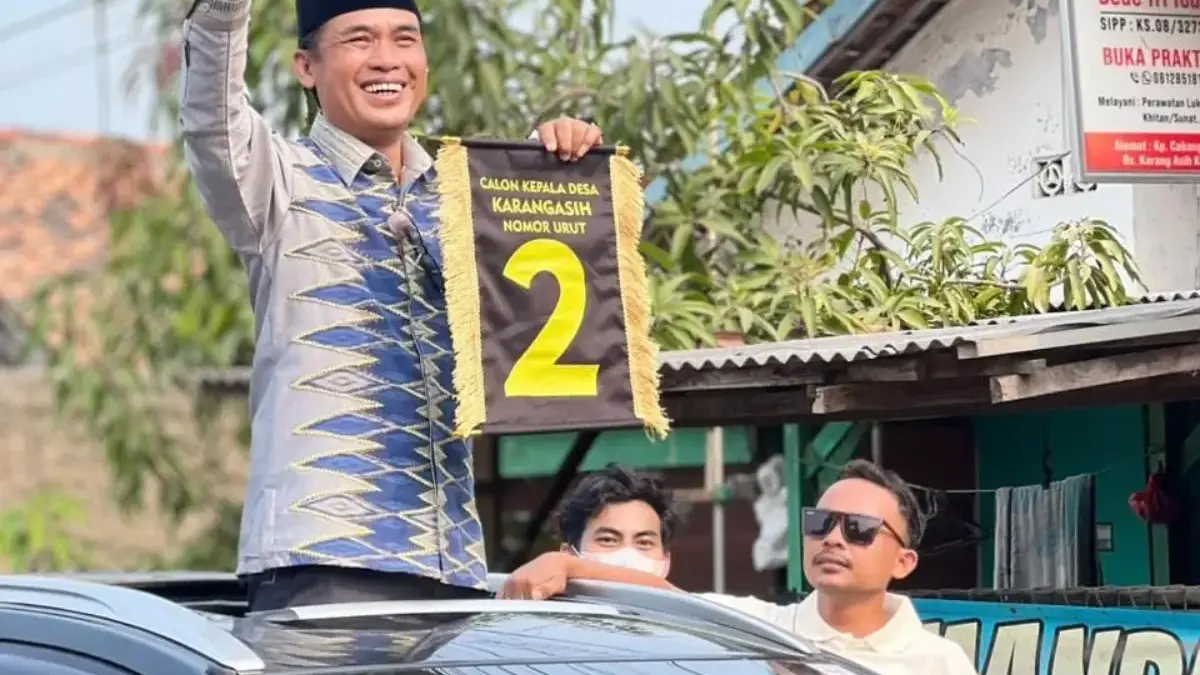 Petahana Kepala Desa Karangasih, Kecamatan Cikarang Utara, Samsu Dawam