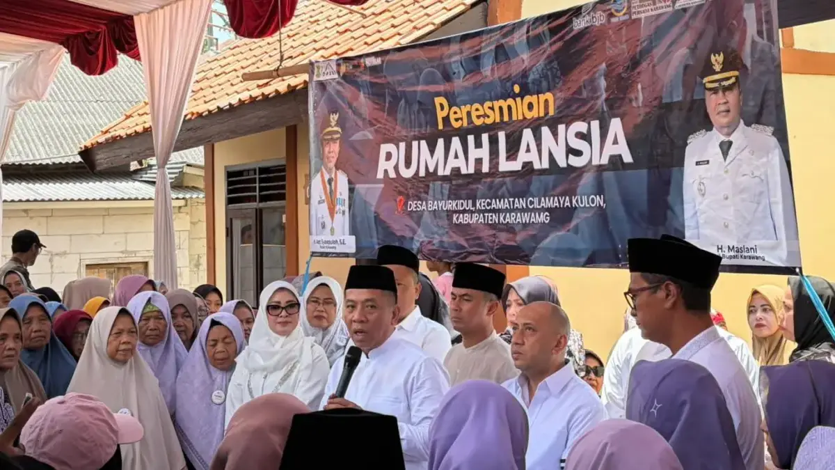 Pemkab Karawang Resmikan Delapan Rumah Lansia di Bayur Kidul Rumah Lansia Bayur Kidul Cilamaya