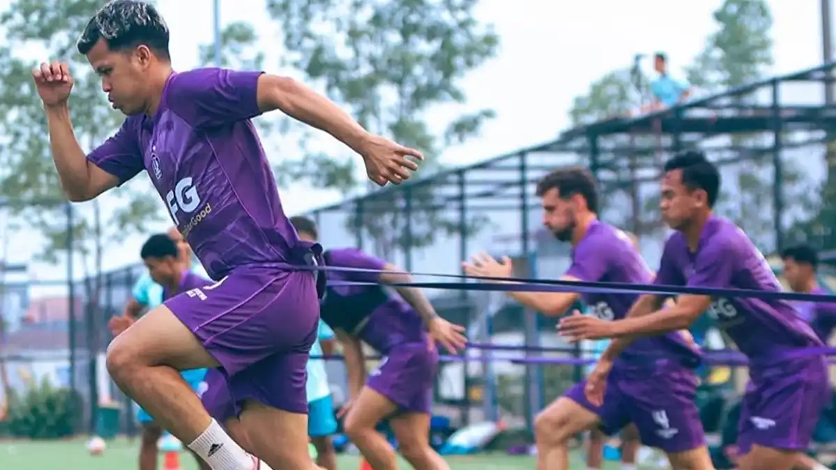 Marcos Reina Genjot Fisik Persik, Bidik Peak Performa Persik Kediri
