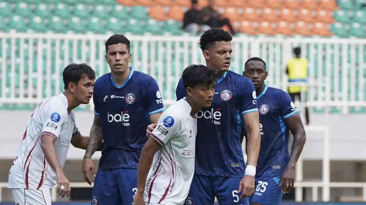 Hasil Super League: Sempat Unggul Lebih Dulu, Arema Tumbang 1-3 di Markas Garudayaksa Arema FC