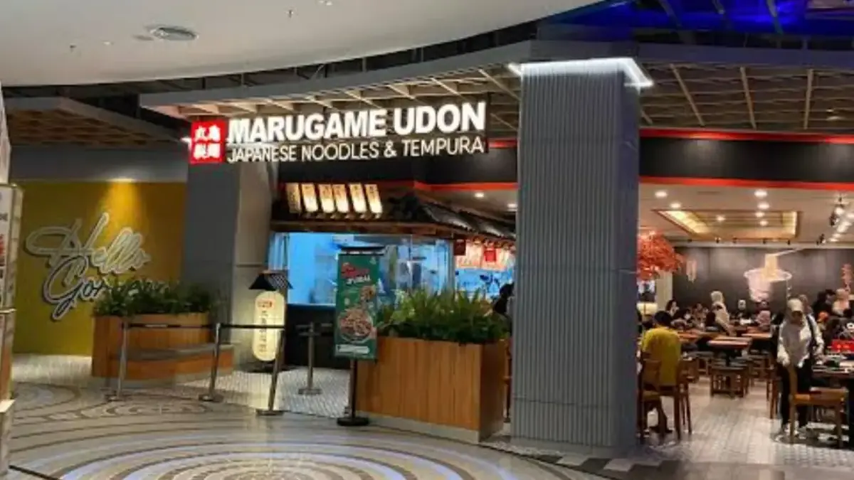 Udon Otentik dan Tempura Krispi di Marugame Udon Living World Grand Wisata, Cita Rasa Jepang Paling Nagih!
