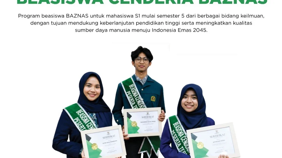 Baznas membuka Beasiswa Timur Tengah 2026
